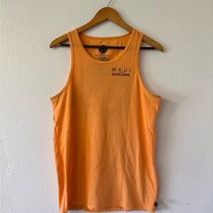 Maui and Sons Orange Tank Top, Size Medium